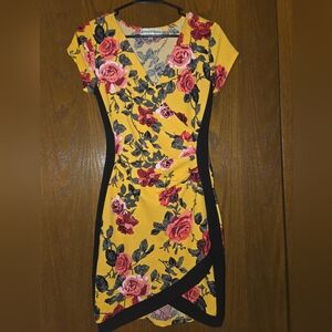 Yellow Floral Dress